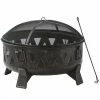 Style Selections Fire Pit - Antique Steel - Wood Burning - 21 21/32-in H x 30-in W x 30-in D -STYLE SELECTIONS Shop 11875021 L