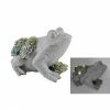 Style Selections 6.69-in Grey Frog Figurine -STYLE SELECTIONS Shop 18835039 L
