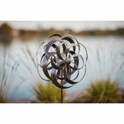 Style Selections 72.05-in Bronze Metal Round Weathervane -STYLE SELECTIONS Shop 18835042b L