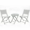 Style Selections 3-Piece Bistro Set with Foldable Chairs 2 Style Selections 3-Piece Bistro Set with Foldable Chairs -STYLE SELECTIONS Shop 20235190 L