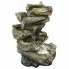 Style Selections Driftwood Lighted Fountain - 19.88-in - Resin - Indoor and Outdoor -STYLE SELECTIONS Shop 20555055 L