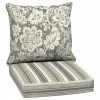 Style Selections Reversible Deep-Seating Chair Cushion Set - 46-in x 24-in - Floral/Striped Pattern - 2-Piece 1 Style Selections Reversible Deep-Seating Chair Cushion Set - 46-in x 24-in - Floral/Striped Pattern - 2-Piece -STYLE SELECTIONS Shop 32017394 L