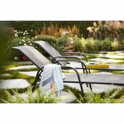 Style Selections Pelham Bay Woven Lounge Chair - 79-in x 35.5-in x 27-in - Steel and Brown Wicker -STYLE SELECTIONS Shop 32017987d L