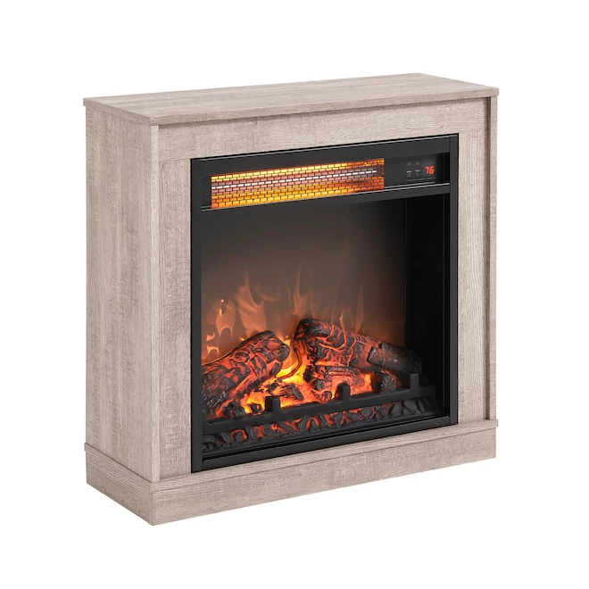 Style Selections Infrared Electric Fireplace with Barnwood Finish - 1500 W - 1000 sq. ft. - 23-in 4 Style Selections Infrared Electric Fireplace with Barnwood Finish - 1500 W - 1000 sq. ft. - 23-in - Image 2