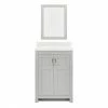 Style Selections Lowry Bathroom Vanity with Mirror - Light Grey - 25-in W x 19-in D x 37-in H 1 Style Selections Lowry Bathroom Vanity with Mirror - Light Grey - 25-in W x 19-in D x 37-in H -STYLE SELECTIONS Shop 32255010 L