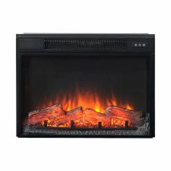 Style Selections Electric Fireplace - 1500 W - 25-in - Black