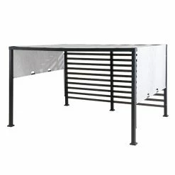 Vikki Pergola - 10' x 12' - Steel/Aluminum - Woodgrain