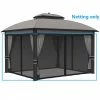 Style Selections Black Insect Netting for 10-ft x 12-ft Gazebo -STYLE SELECTIONS Shop 38115293 L