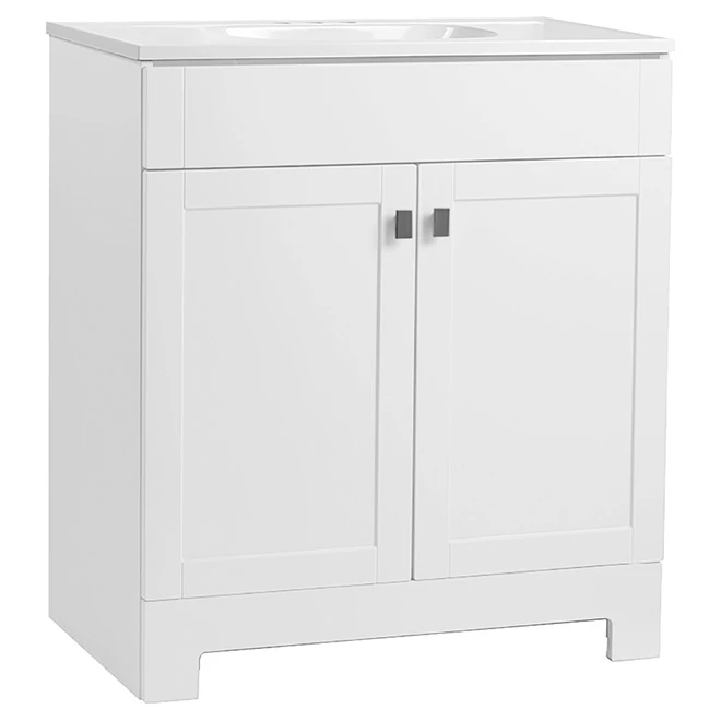 Leisel 2-Door Vanity - 1 Sink - 31-in - White 3 Leisel 2-Door Vanity - 1 Sink - 31-in - White