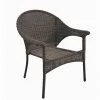 Style Selections Spruce Hills Brown Wicker Stackable Patio Chair -STYLE SELECTIONS Shop 41355012 L