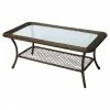 Style Selections Spruce Hills 42-in x 17-in Brown Patio Coffee Table -STYLE SELECTIONS Shop 41355014 L