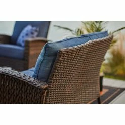 Style Selections Sunbridge Conversation Set - 4 Pieces - Steel - Blue 8 Style Selections Sunbridge Conversation Set - 4 Pieces - Steel - Blue -STYLE SELECTIONS Shop 41355050c L