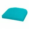 Style Selections Outdoor Seat Cushion - 20 1/2-in - Aqua -STYLE SELECTIONS Shop 41535561 L
