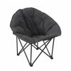 Style Selections Moon Folding Chair - Metal - 33.9-in x 24.4-in x 32.3-in - Grey -STYLE SELECTIONS Shop 41537508 L