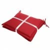 Style Selections Bistro Chair Cushion - 18-in x 15-in - Red - Pack of 2 -STYLE SELECTIONS Shop 41537535 L