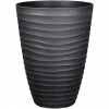 Style Selections Planter with Wavy Design - 15.6-in - Polypropylene - Grey 1 Style Selections Planter with Wavy Design - 15.6-in - Polypropylene - Grey -STYLE SELECTIONS Shop 44335046 L