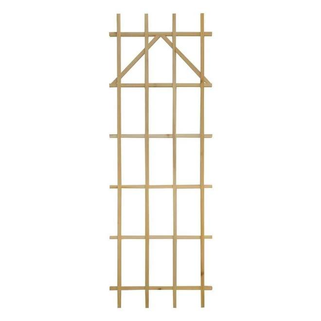 Style Selections 24-in x 72-in Brown Ladder Trellis 2 Style Selections 24-in x 72-in Brown Ladder Trellis
