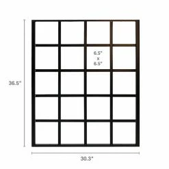 Style Selections 30-in W x 36.75-in H Black Vertical Garden Trellis -STYLE SELECTIONS Shop 46715011c L