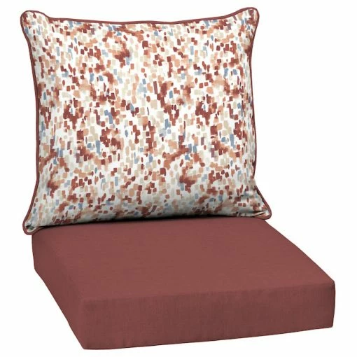 Style Selections 2-Piece Poet's Garden Red Geometric Deep Seat Patio Chair Cushion 8 Style Selections 2-Piece Poet's Garden Red Geometric Deep Seat Patio Chair Cushion -STYLE SELECTIONS Shop 47235051 L
