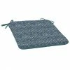 Style Selections 1-Piece Hadrian Tile Blue Geometric Seat Pad -STYLE SELECTIONS Shop 47235053 L