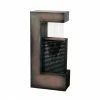 Style Selections 31.5-in x 15-in Grey Metal Lighted Contemporary Fountain -STYLE SELECTIONS Shop 47635015 L