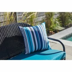 Pelham Bay Patio Loveseat - Woven Wicker - 2 Seats - Black -STYLE SELECTIONS Shop 47865003c L