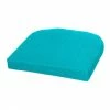 Style Selections 1-Piece Spruce Hills Teal Patio Seat Pad -STYLE SELECTIONS Shop 48325010 L