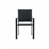 Style Selections Spoga Adam Black Patio Chair - Stackable - 22.5-in x 23.5-in x 34.5-in -STYLE SELECTIONS Shop 48655020 L