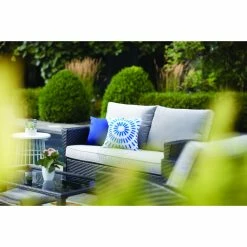 Style Selections Matheson Outdoor Conversation Set - 4 Pieces - Resin and Steel Frame - Black/Grey -STYLE SELECTIONS Shop 48655039c L