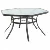 Style Selections Hexagon Dinner Table with Glass Table Top - 56.1 X 27.56" 2 Style Selections Hexagon Dinner Table with Glass Table Top - 56.1 X 27.56" -STYLE SELECTIONS Shop 48655049 L