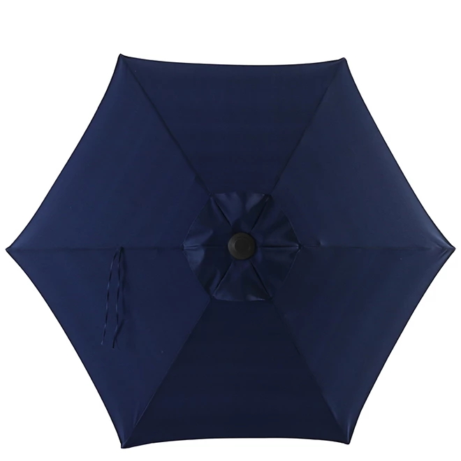Style Selections Blue Fabric and Steel 7.5-ft Umbrella 3 Style Selections Blue Fabric and Steel 7.5-ft Umbrella