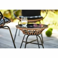 Style Selections Archer Conversation Set - 3 Pieces - Steel and Wicker - Black/ Grey 8 Style Selections Archer Conversation Set - 3 Pieces - Steel and Wicker - Black/ Grey -STYLE SELECTIONS Shop 48655109c L