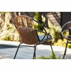 Style Selections Archer Conversation Set - 3 Pieces - Steel and Wicker - Black/ Grey 9 Style Selections Archer Conversation Set - 3 Pieces - Steel and Wicker - Black/ Grey -STYLE SELECTIONS Shop 48655109d L