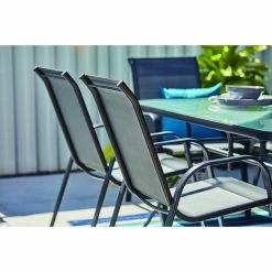 Style Selections Pelham Bay Rectangle Dining Table - Black Steel and Glass - 60-in x 38-in x 28-in -STYLE SELECTIONS Shop 48655117d L