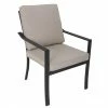 Style Slections Glenn Hill Patio Chair - Steel and Olefin - Tan - Set of 4