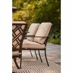 Style Slections Glenn Hill Patio Chair - Steel and Olefin - Tan - Set of 4 -STYLE SELECTIONS Shop 48655120c L