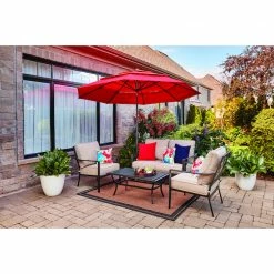 Style Selections Glenn Hill Patio Chairs - Steel - Brown - Set of 2 - 29.25-in x 34.25-in x 35-in 9 Style Selections Glenn Hill Patio Chairs - Steel - Brown - Set of 2 - 29.25-in x 34.25-in x 35-in -STYLE SELECTIONS Shop 48655122d L