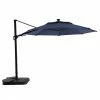 Style Selections 11-ft Offset Umbrella - Navy - Aluminum -STYLE SELECTIONS Shop 48655150 L