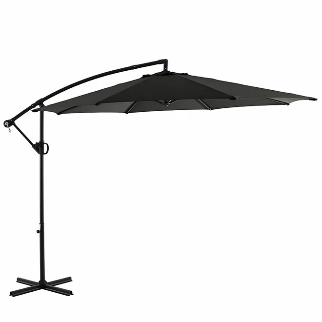 Style Selections Grey 10-ft Hanging Umbrella 3 Style Selections Grey 10-ft Hanging Umbrella