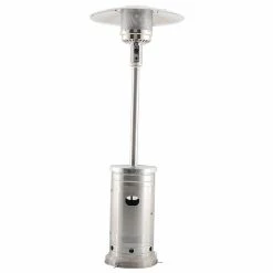 Style Selections 48,000-BTU White Steel Floorstanding Liquid Propanee Patio Heater
