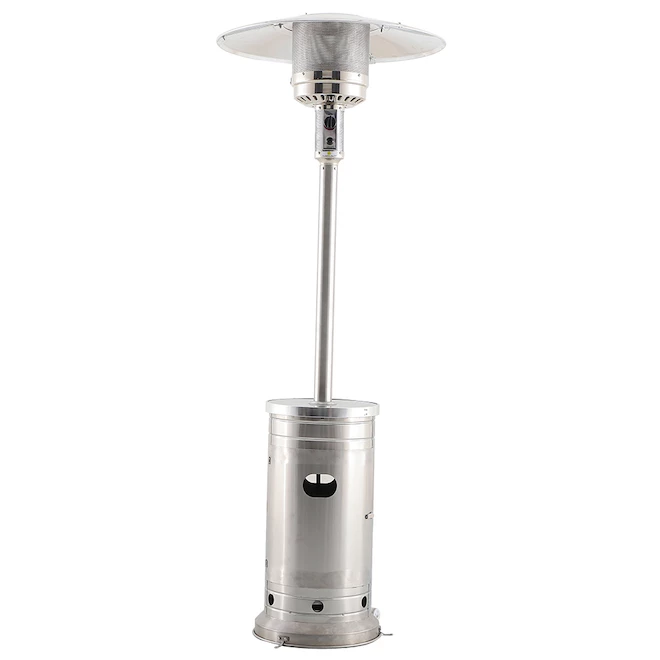 Style Selections 48,000-BTU White Steel Floorstanding Liquid Propanee Patio Heater 3 Style Selections 48,000-BTU White Steel Floorstanding Liquid Propanee Patio Heater