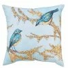 Style Selections Patio Cushion - 16-in x 16-in - Polyester - Birds -STYLE SELECTIONS Shop 49235047 L