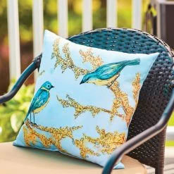 Style Selections Patio Cushion - 16-in x 16-in - Polyester - Birds -STYLE SELECTIONS Shop 49235047b L