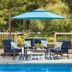 Style Selections Patio Cushion - 16-in x 16-in - Polyester - Birds -STYLE SELECTIONS Shop 49235047c L