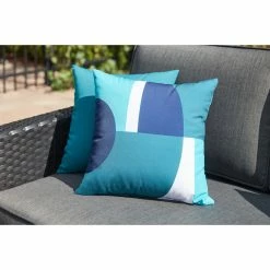 Style Selections Outdoor Throw Pillow - 18-in x 18-in - Teal Polyester 9 Style Selections Outdoor Throw Pillow - 18-in x 18-in - Teal Polyester -STYLE SELECTIONS Shop 49235074d L