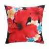 Style Selections Outdoor Throw Pillow - Hibiscus Pattern - Polyester - 16-in x 16-in -STYLE SELECTIONS Shop 49235075 L