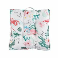 Style Selections 1-Piece Flamingo White Patio Furniture Cushion