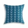 Style Selections Blue Polyester Cushion with White Patterns -STYLE SELECTIONS Shop 49235147 L