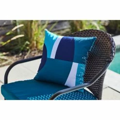 Style Selections Blue Geometric Patterns Outdoor Cushion - 16-in x 16-in -STYLE SELECTIONS Shop 49235149d L