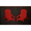 Style Selections Polypropylene Rug - Indoor/Outdoor - Adirondack Chair Print - 3-ft W x 5-ft L -STYLE SELECTIONS Shop 49235156 L
